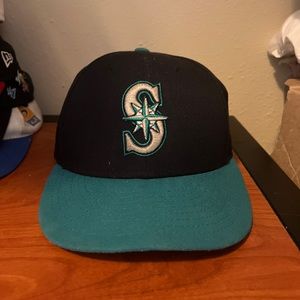 seattle mariners new era 59-50 fittted hat